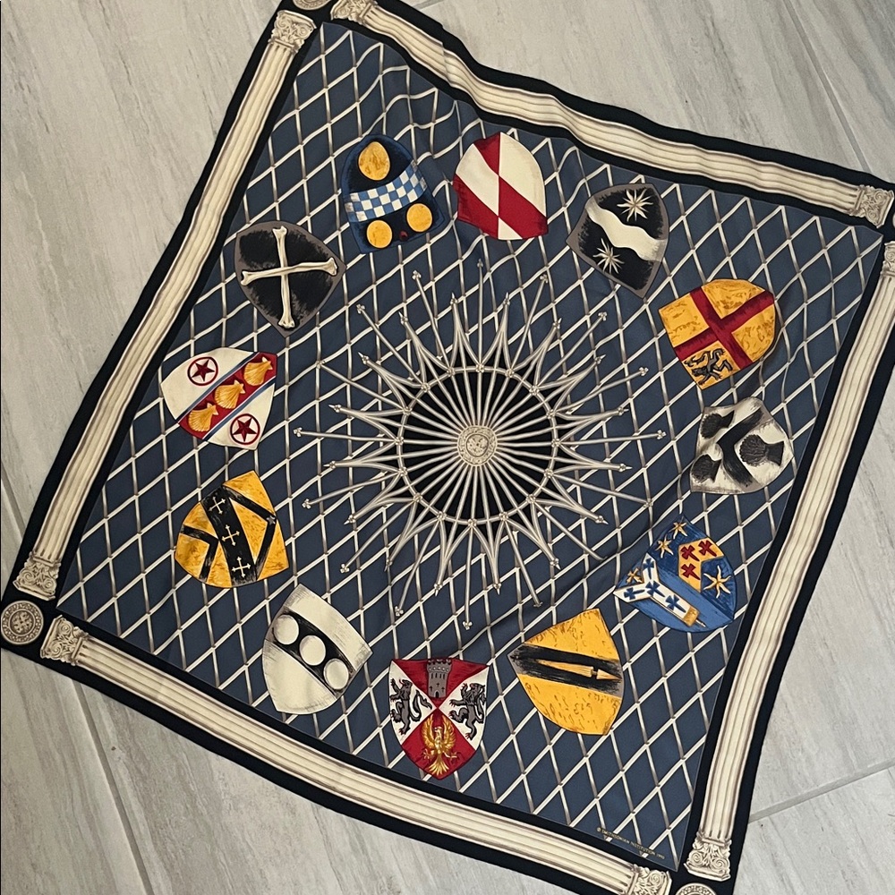 Vintage Smithsonian Silk Scarf